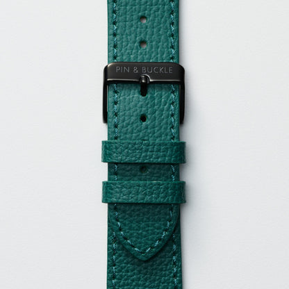 Epsom Leather Apple Watch Band - Forest Green