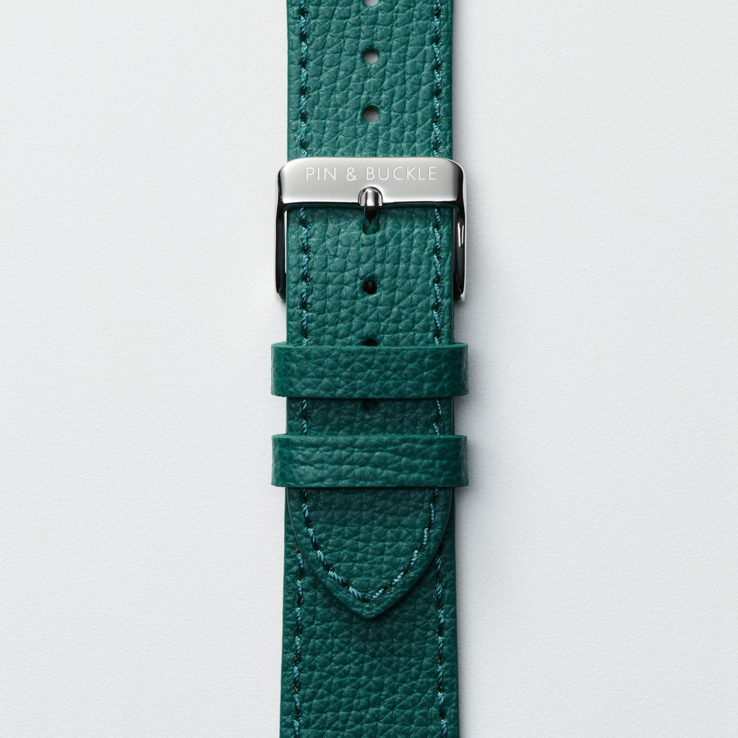 Epsom Leather Apple Watch Band - Forest Green
