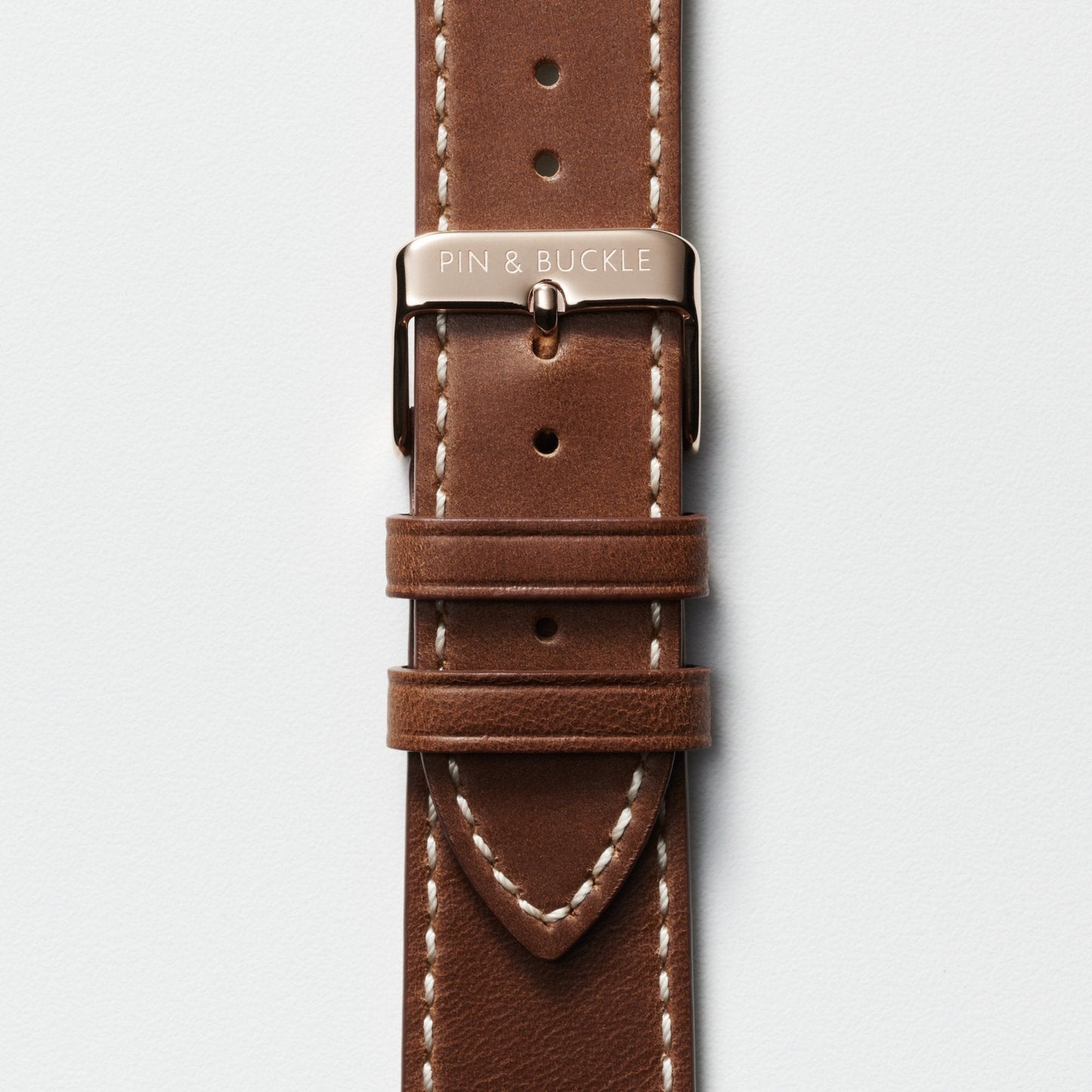 Luxe Leather Apple Watch Band - Chestnut Brown
