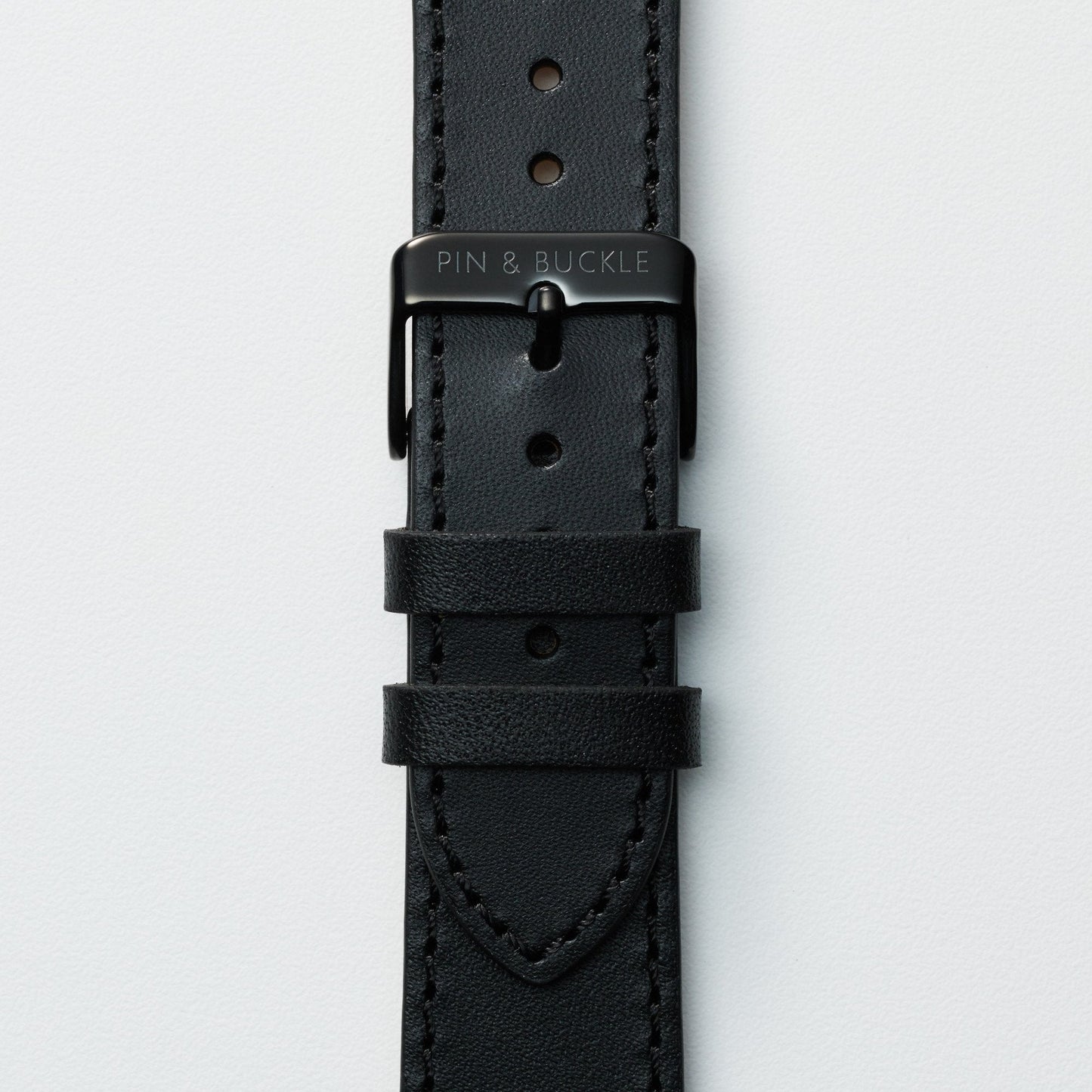 Luxe Leather Apple Watch Strap - Nero Black