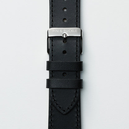 Luxe Leather Apple Watch Strap - Nero Black