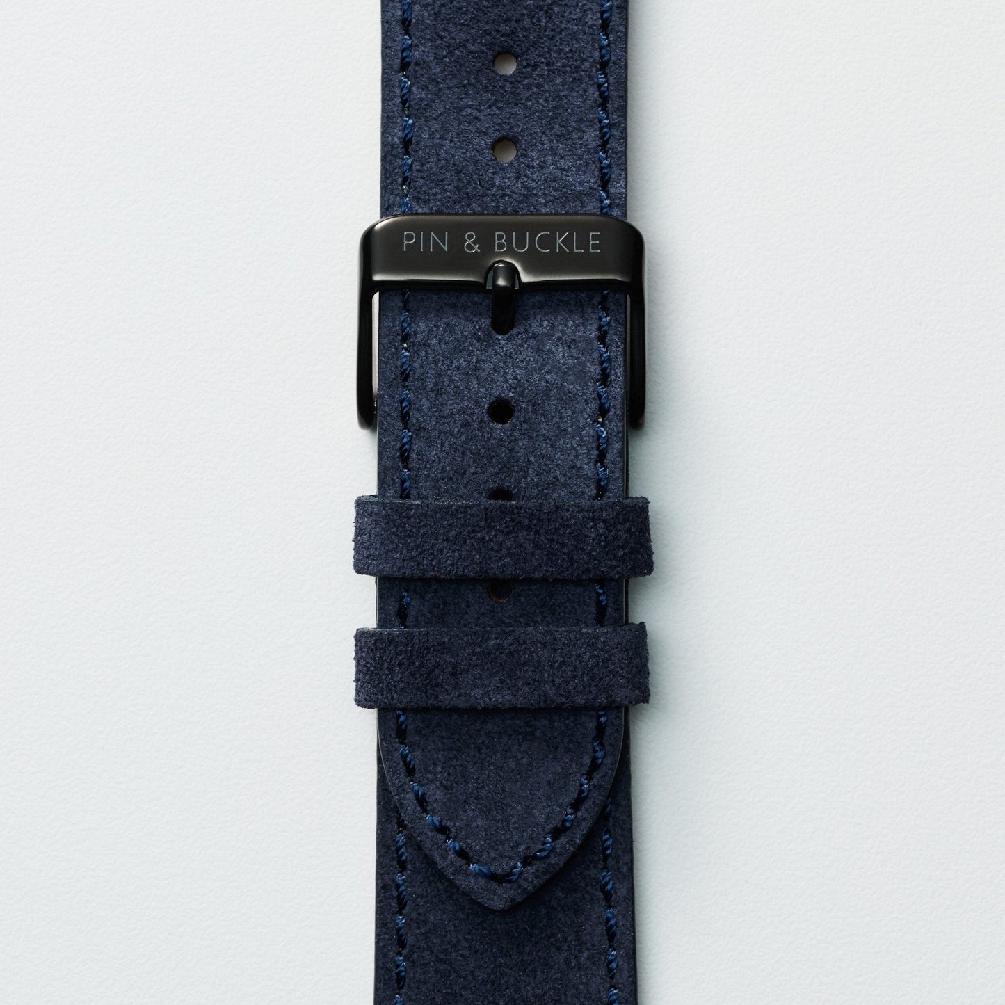 Velour Suede Apple Watch Band - Azure Blue