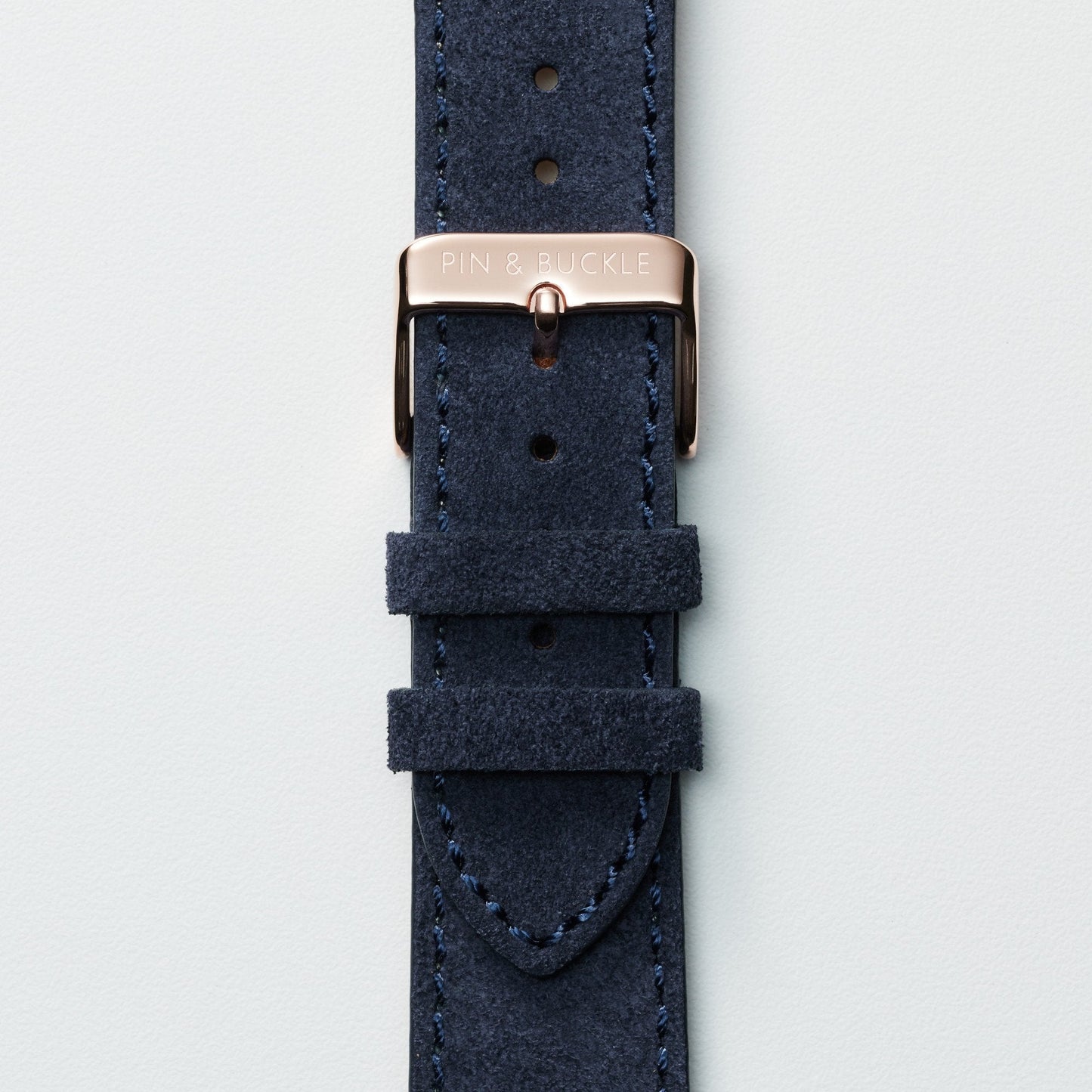 Velour Suede Apple Watch Band - Azure Blue