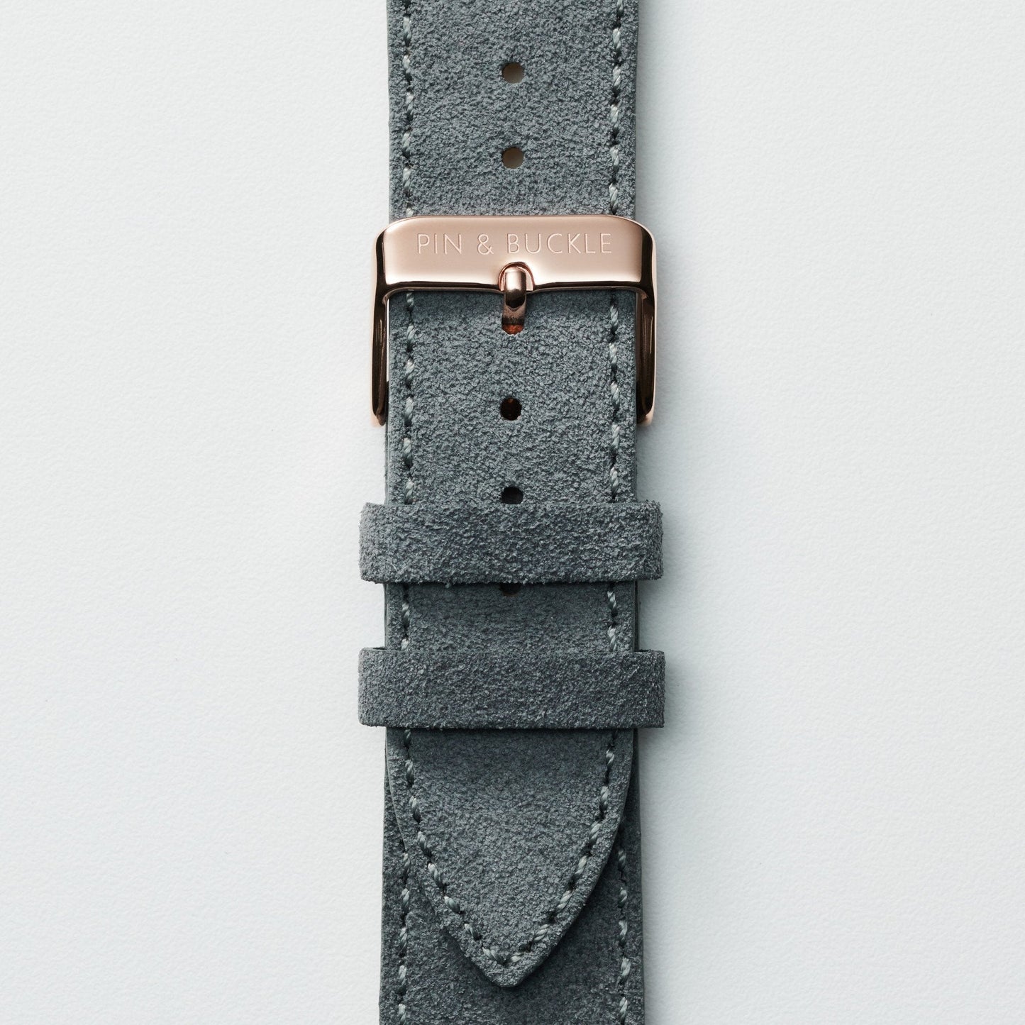 Velour Suede Apple Watch Band - Pebble Grey