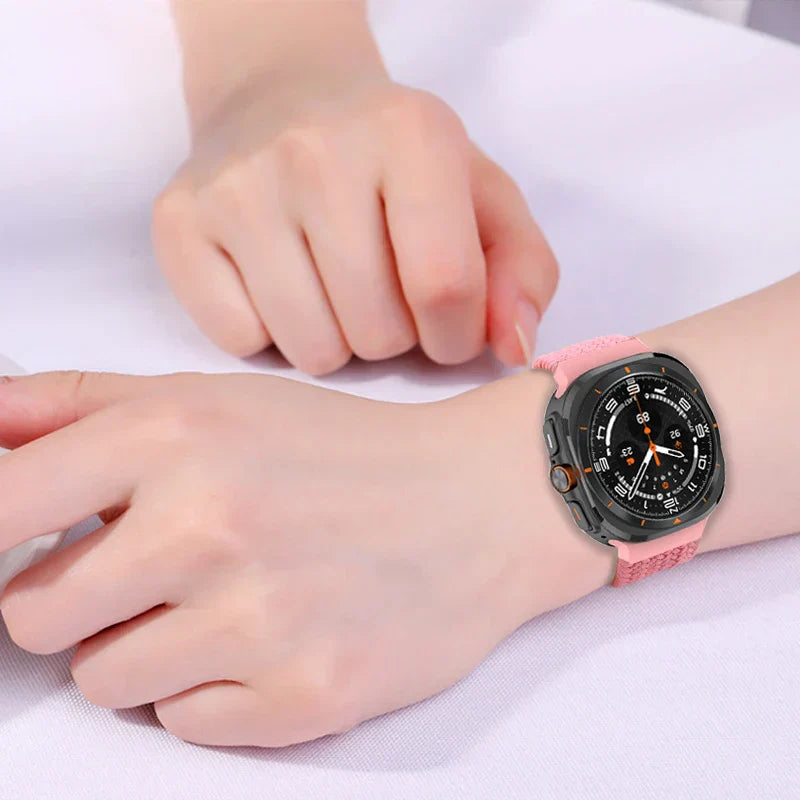 Magnetic Nylon Braided sport Bracelet Correa Galaxy Watch 7 Ultra Band