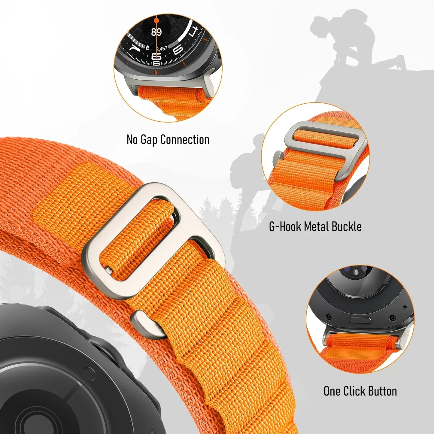 Alpine Loop For Samsung Galaxy Watch Ultra Strap 47mm