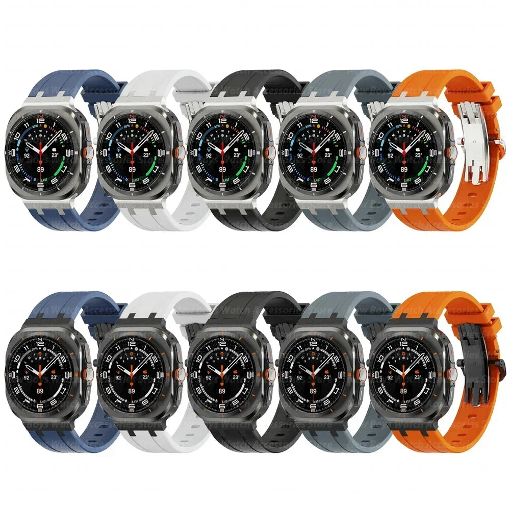 Silicone Bracelet for Samsung Galaxy Watch 7 Ultra 47mm