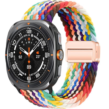 Magnetic Nylon Braided sport Bracelet Correa Galaxy Watch 7 Ultra Band