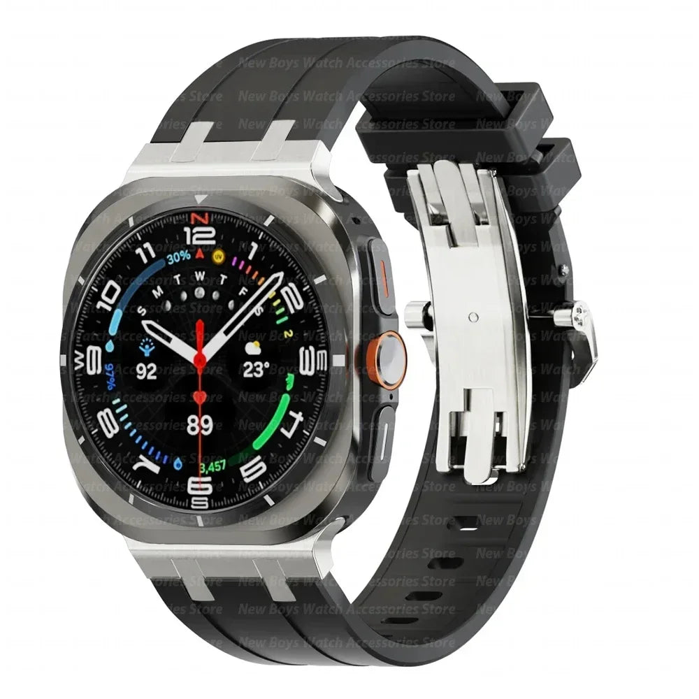 Silicone Bracelet for Samsung Galaxy Watch 7 Ultra 47mm