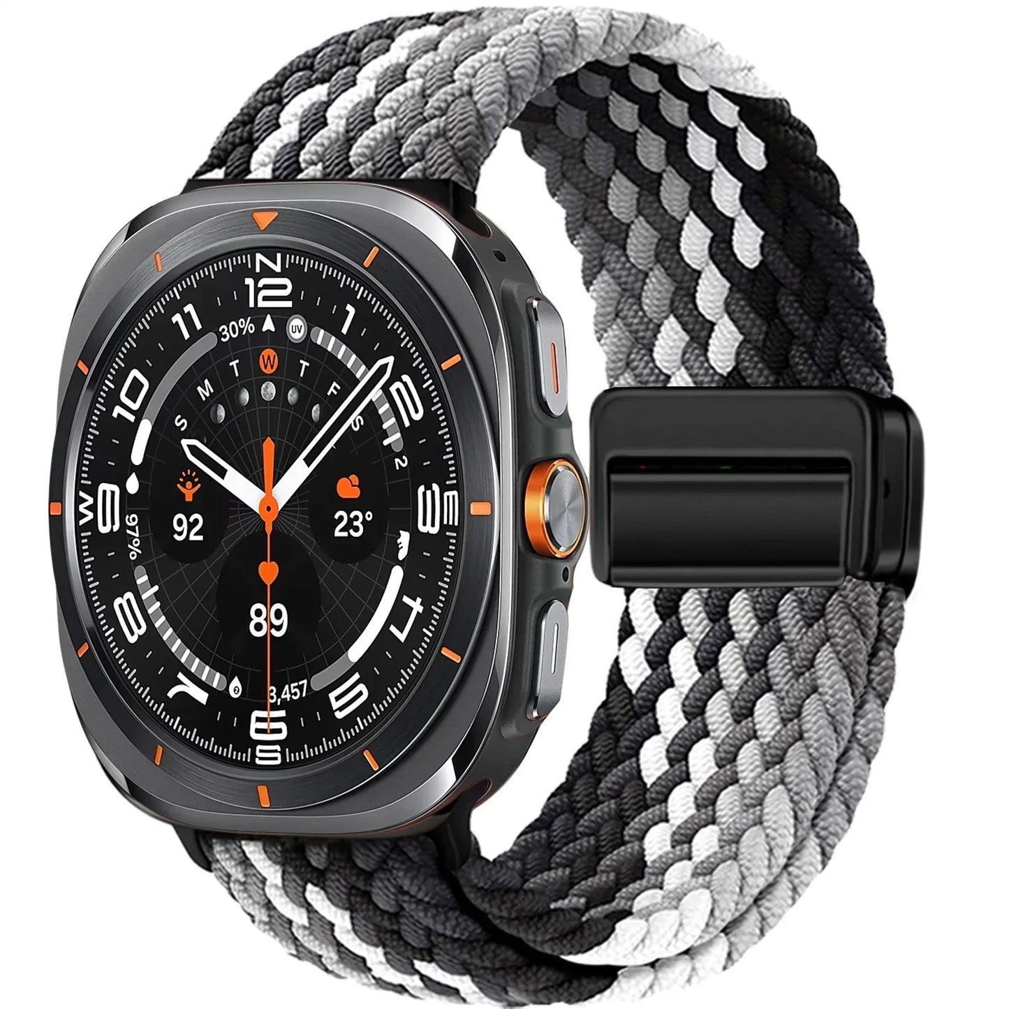 Magnetic Nylon Braided sport Bracelet Correa Galaxy Watch 7 Ultra Band