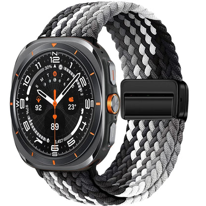 Magnetic Nylon Braided sport Bracelet Correa Galaxy Watch 7 Ultra Band