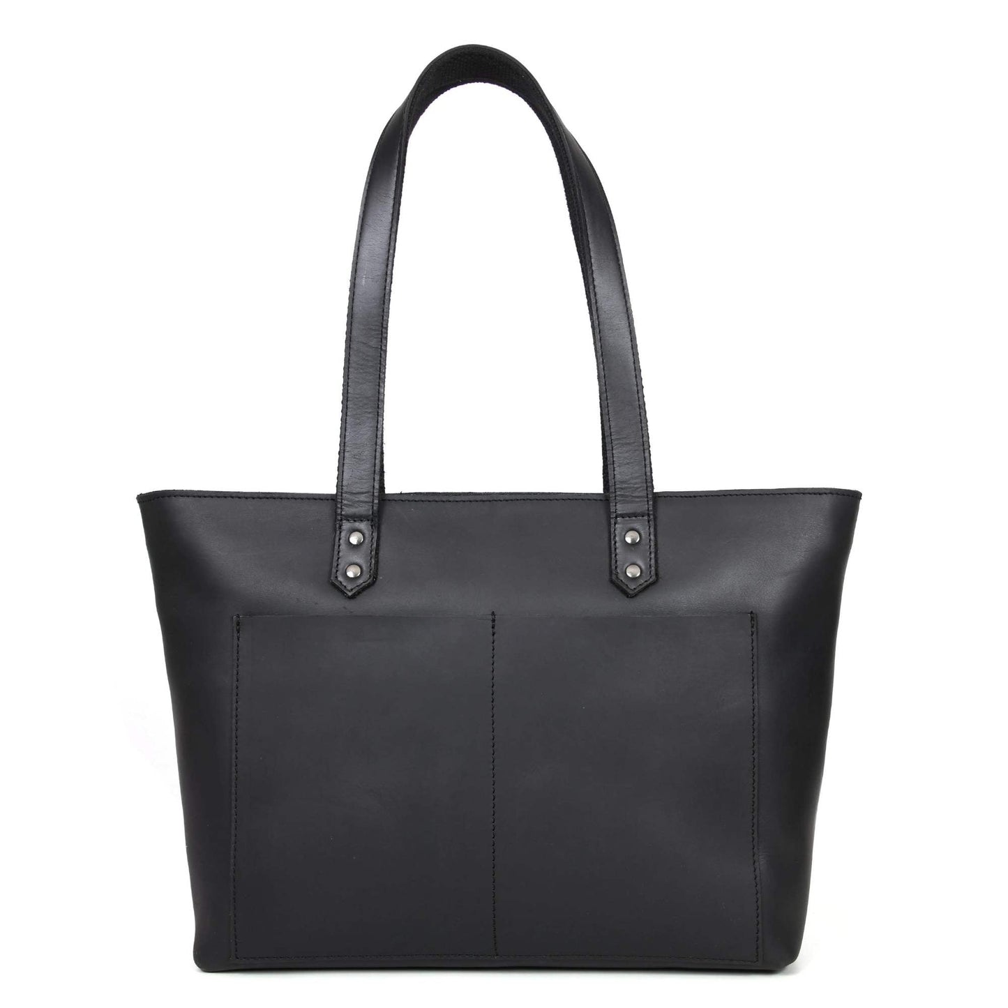 Classic Cognac Leather Tote Bag