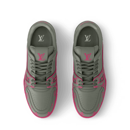LV Trainer Sneaker Grey/Pink
