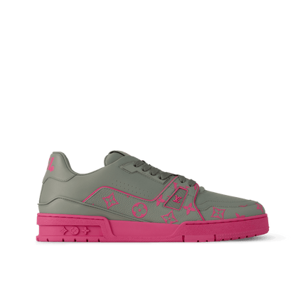 LV Trainer Sneaker Grey/Pink