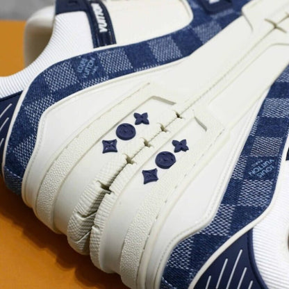 LV Trainer Damier Denim Blue