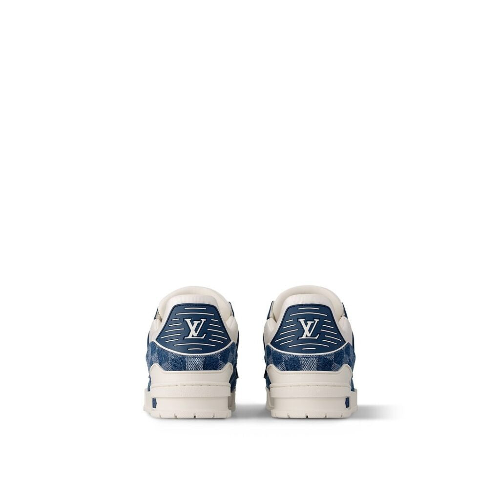 LV Trainer Damier Denim Blue