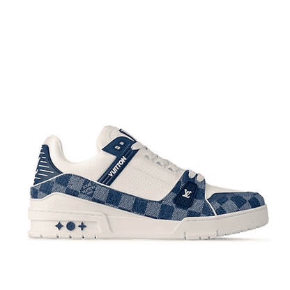 LV Trainer Damier Denim Blue