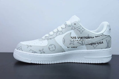LV x Nike Air Force 1 “Virgil Abloh – White/Gray”