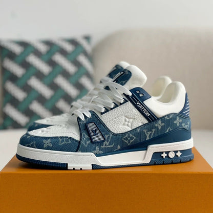 Louis Vuitton LV Trainer Sneaker Monogram Denim