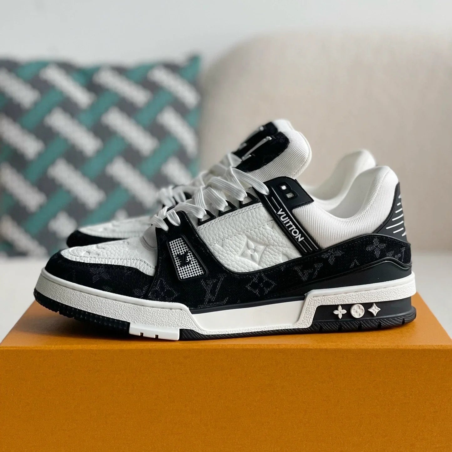 Louis Vuitton LV Trainer Sneaker Monogram Denim