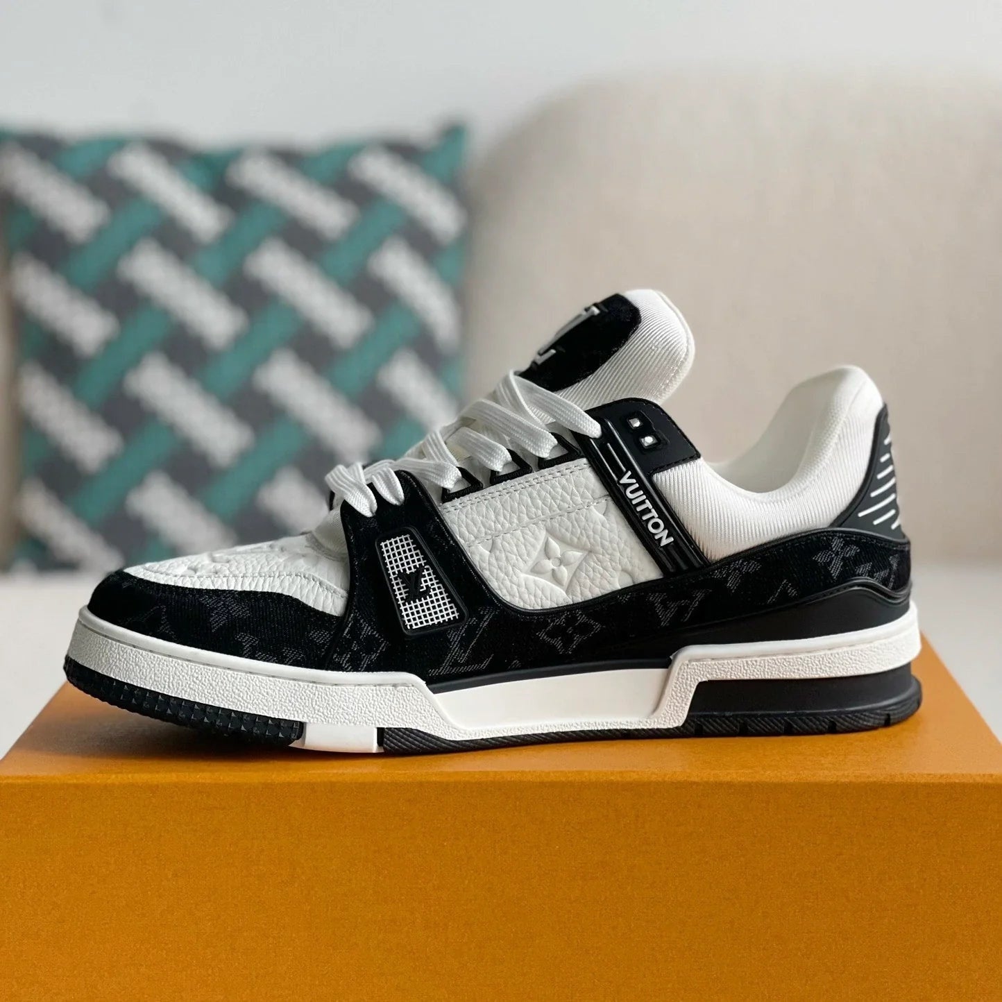 Louis Vuitton LV Trainer Sneaker Monogram Denim