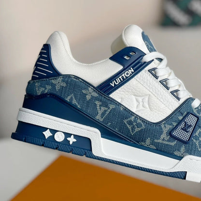 Louis Vuitton LV Trainer Sneaker Monogram Denim