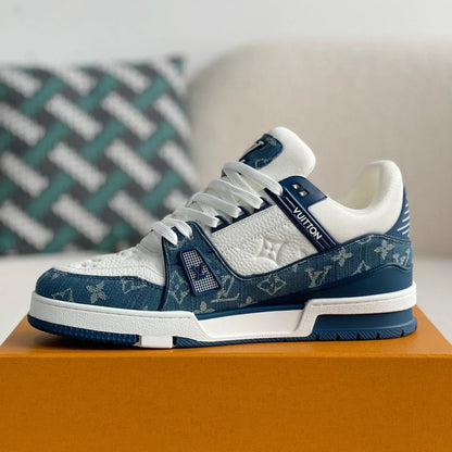 Louis Vuitton LV Trainer Sneaker Monogram Denim