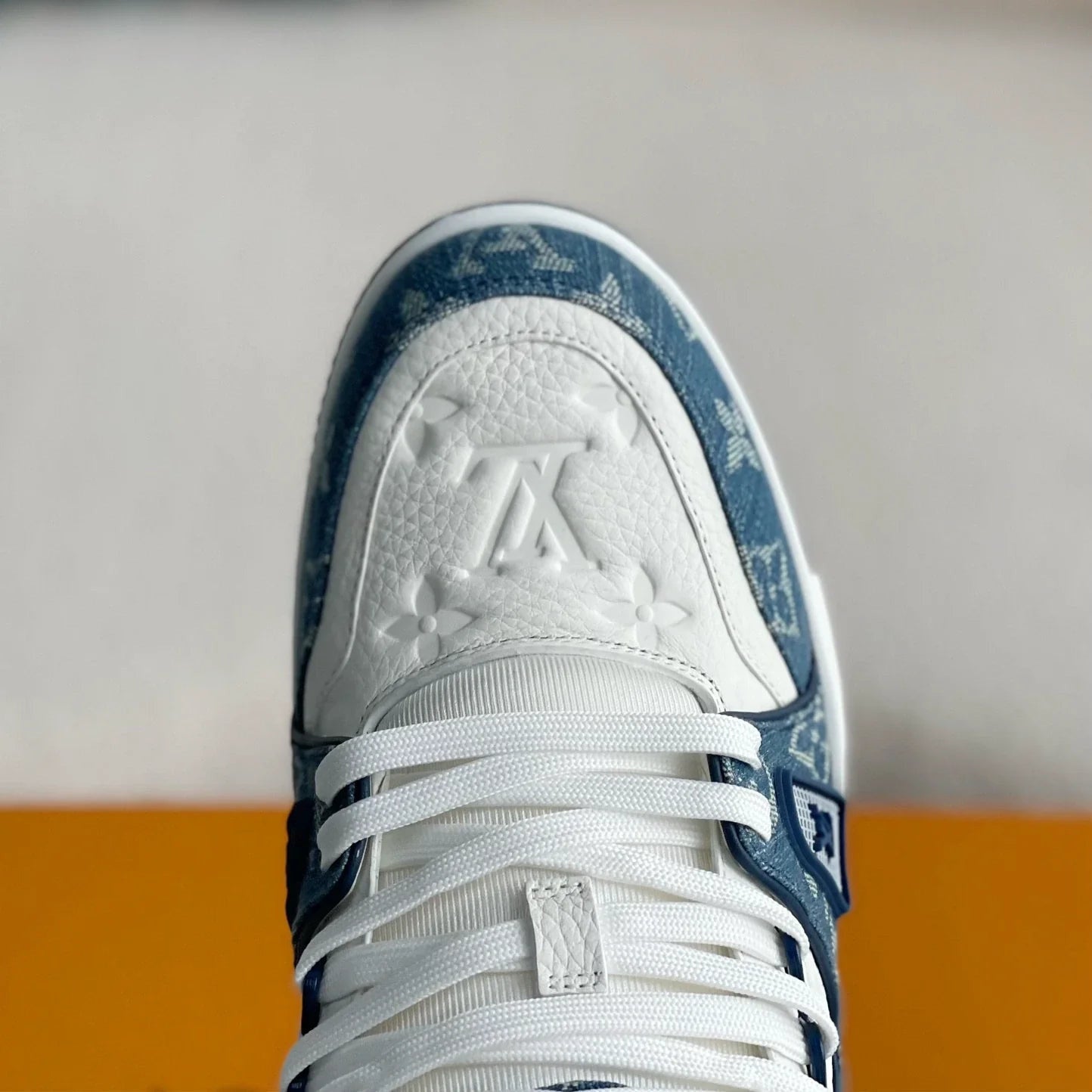 Louis Vuitton LV Trainer Sneaker Monogram Denim