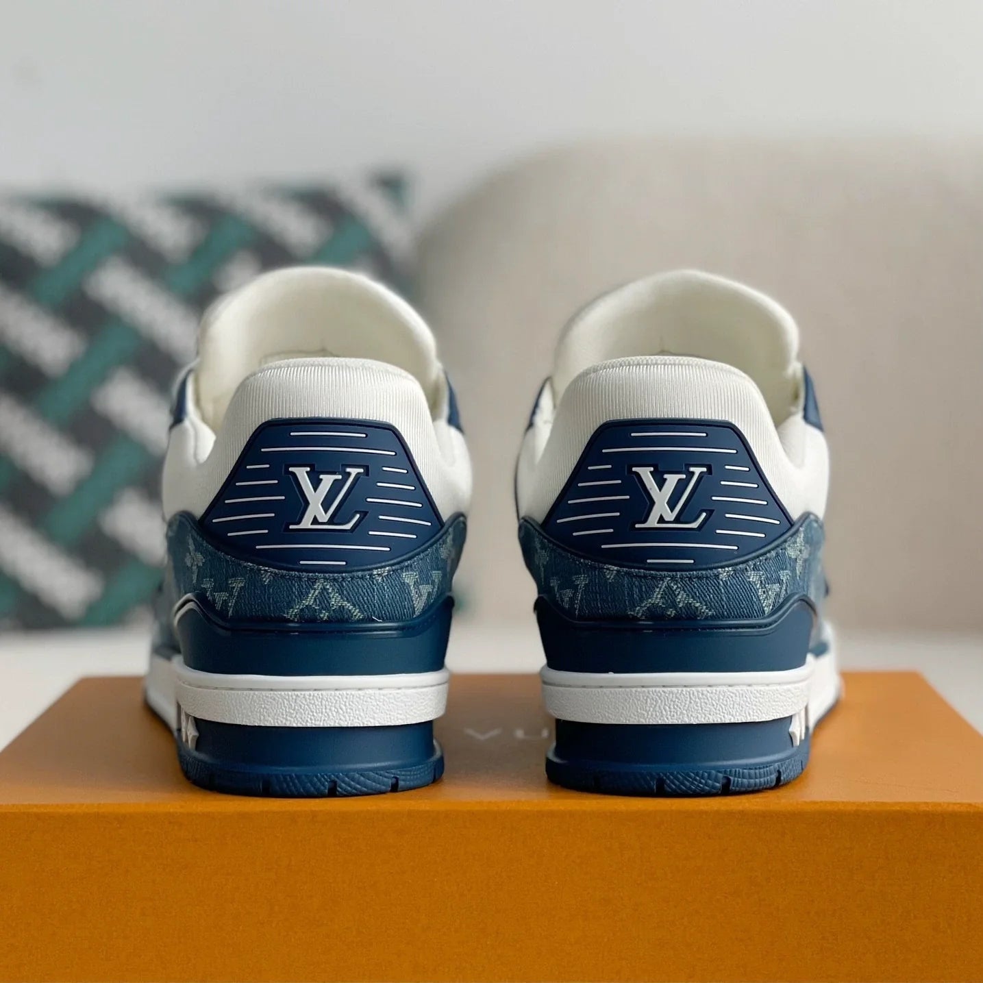 LV Trainer Sneaker ‘Denim Monogram Blue’
