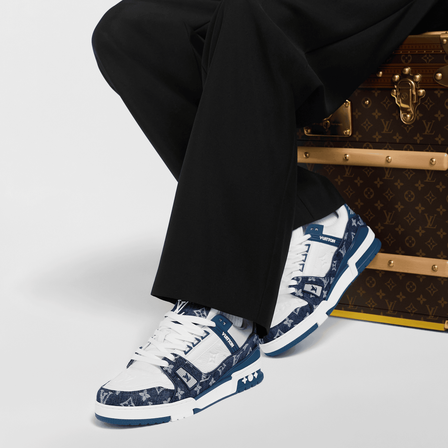 LV Trainer Sneaker ‘Denim Monogram Blue’