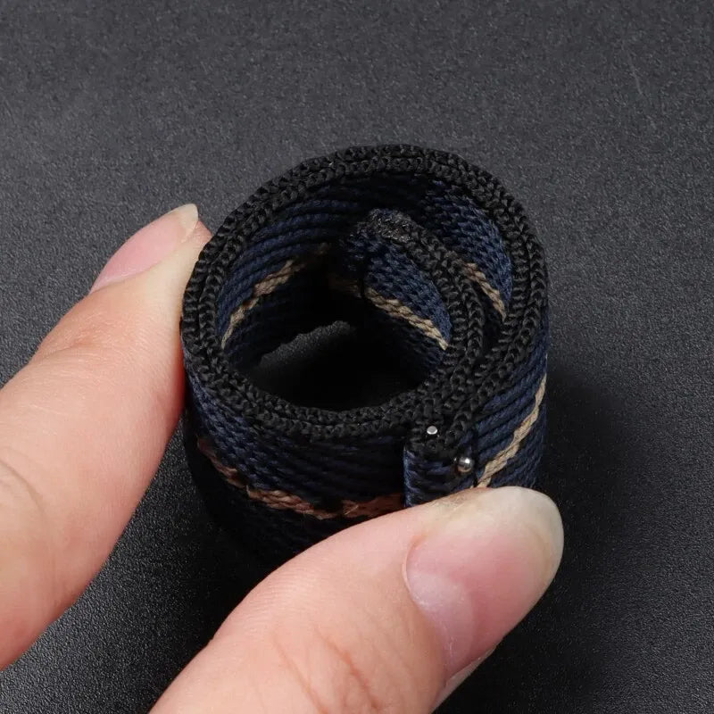 High-quality Nylon Braided Watch Band Strap Mens Quick Release