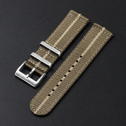 High-quality Nylon Braided Watch Band Strap Mens Quick Release