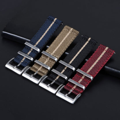 High-quality Nylon Braided Watch Band Strap Mens Quick Release