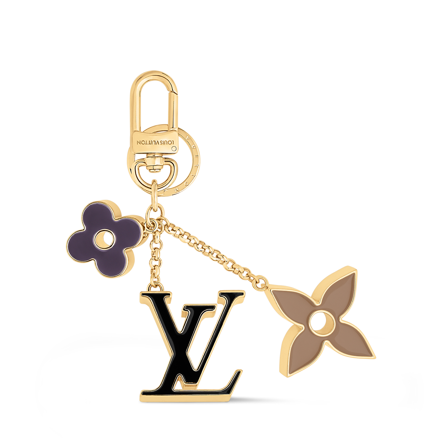 Fleur de Monogram Bag Charm