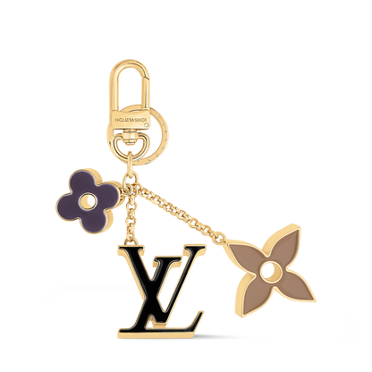 Fleur de Monogram Bag Charm