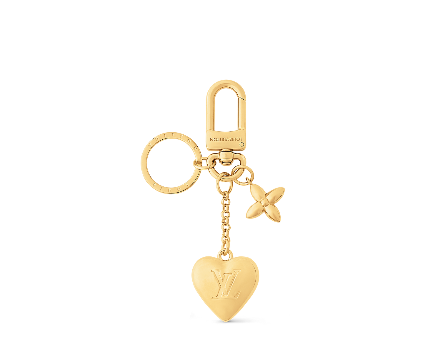 Satin Heart Bag Charm And Key Holder