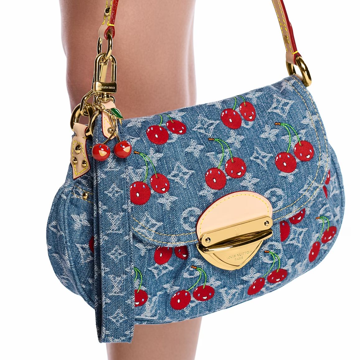 LV x TM Denim Cerise Dragonne