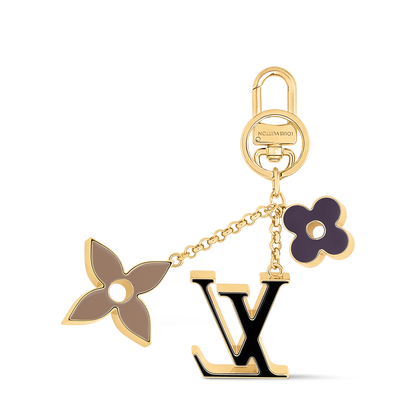 Fleur de Monogram Bag Charm