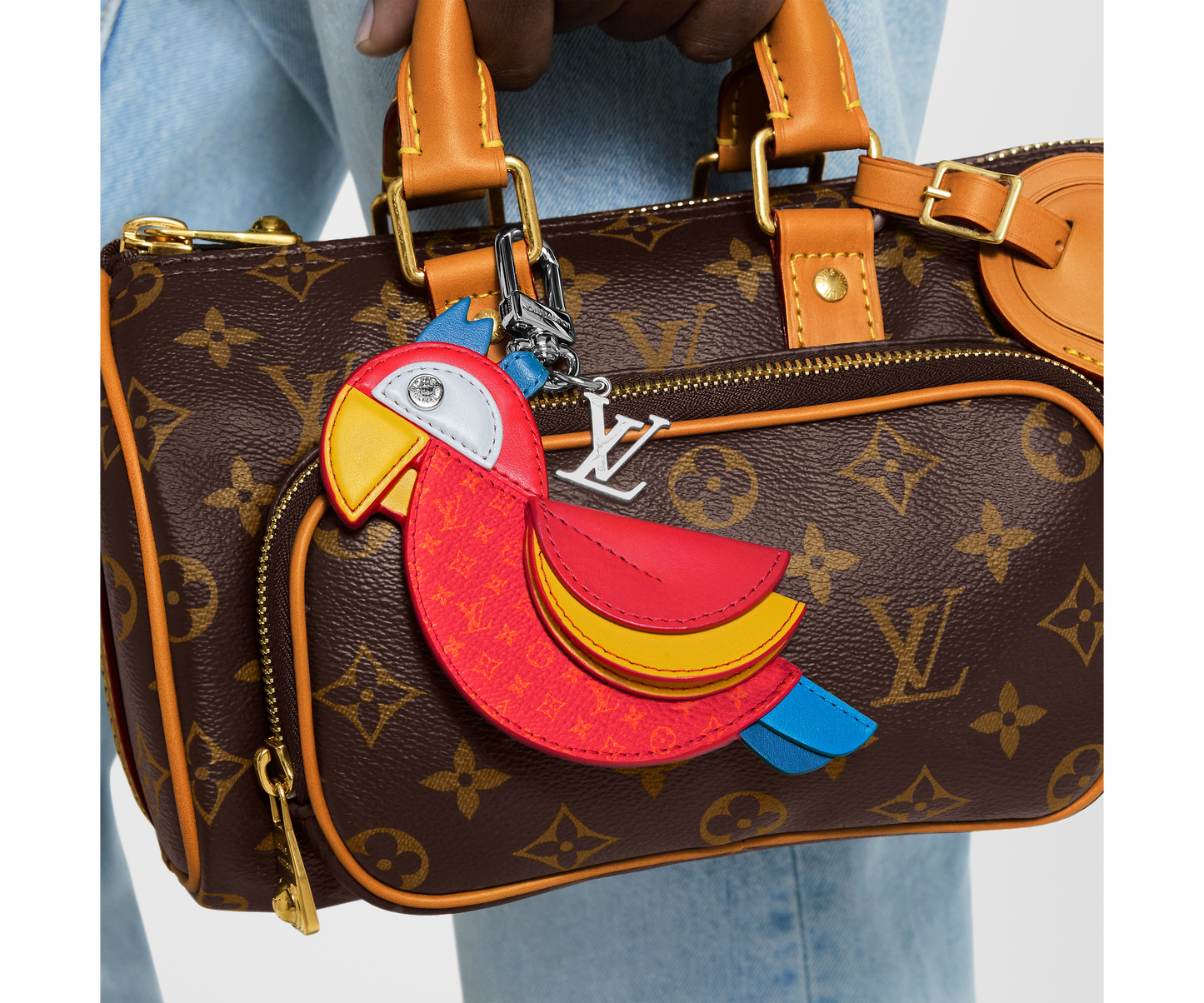 LV Parrot Bag Charm