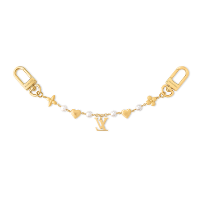 LV Heart Bag Charm