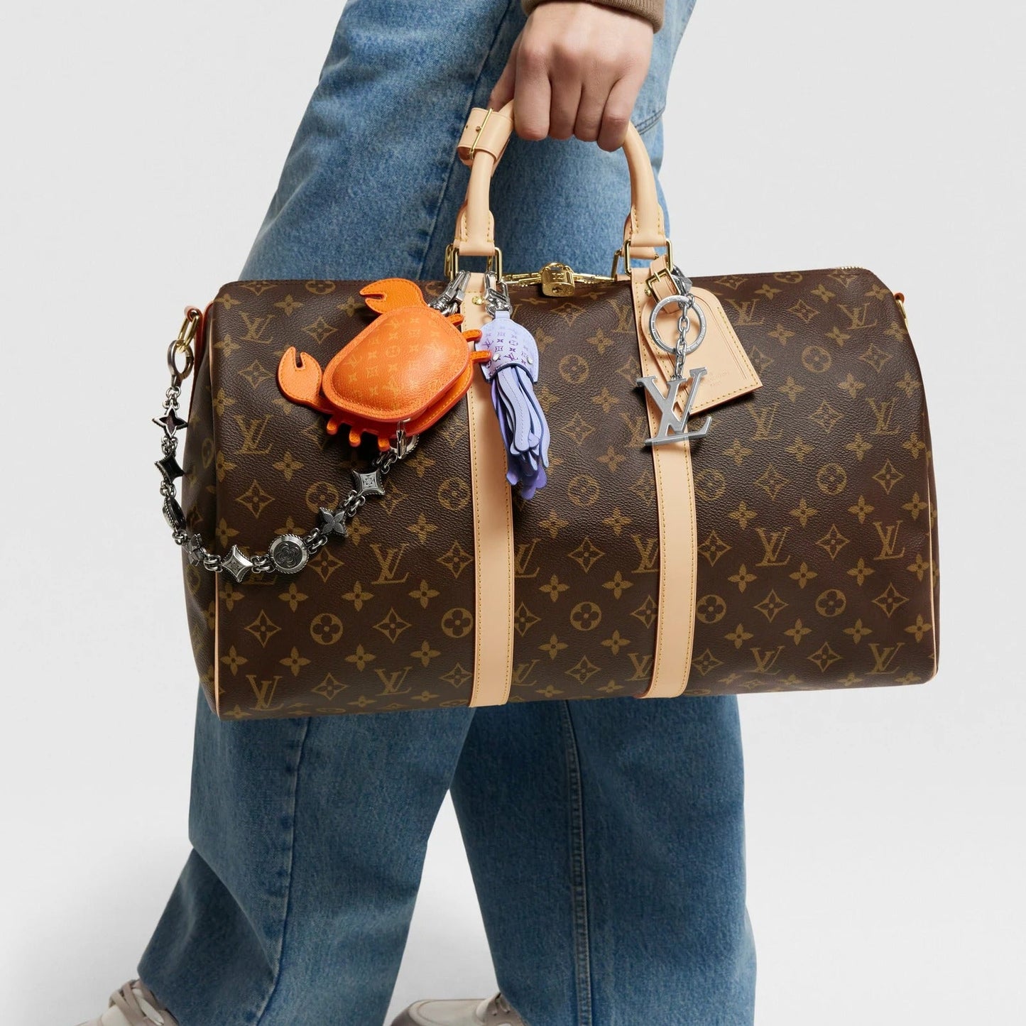 LV Octopus Bag Charm