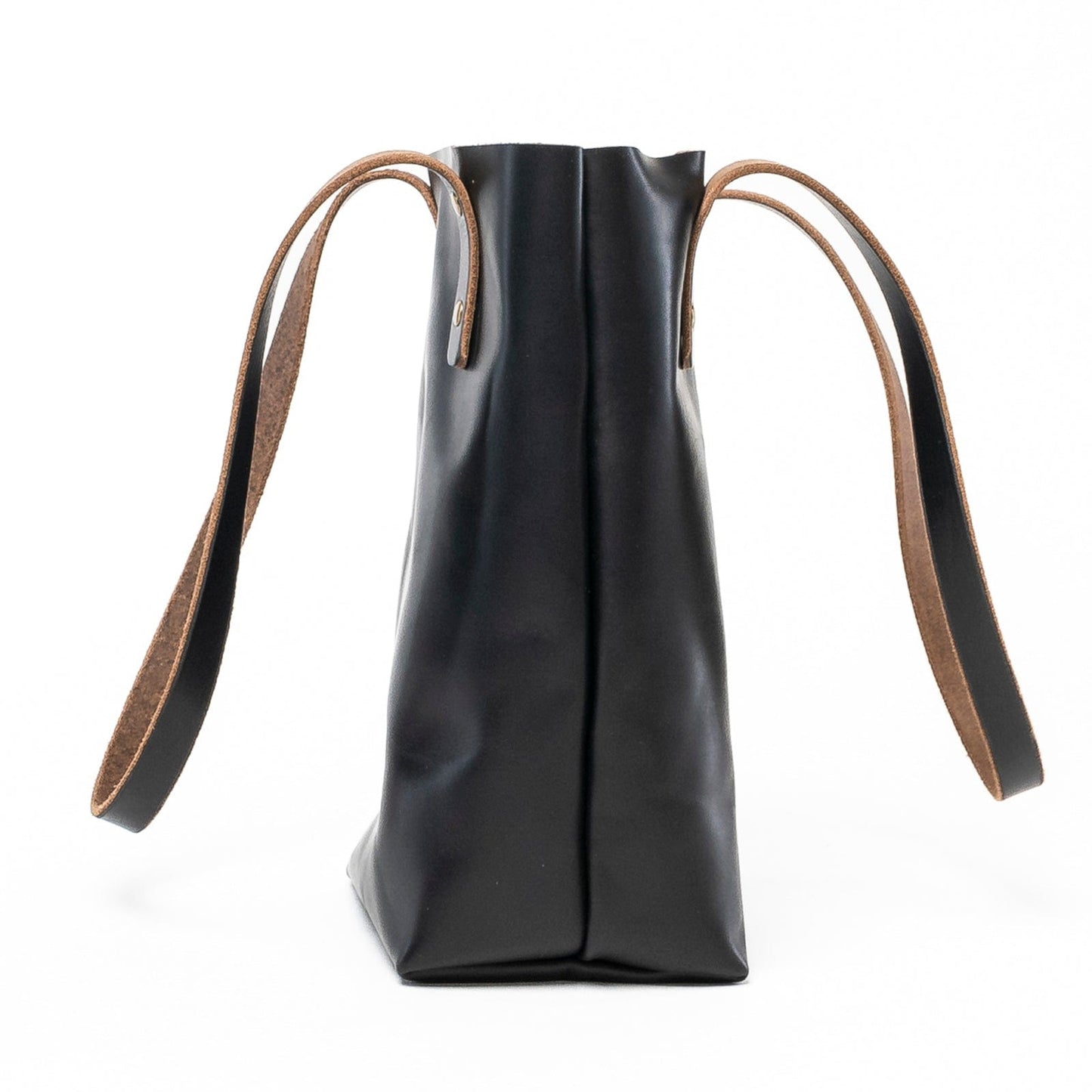 Leather Everyday Tote - Black