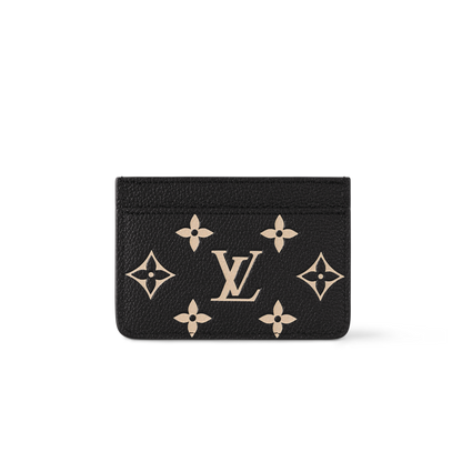 Bicolor Monogram Empreinte Leather Card Holder