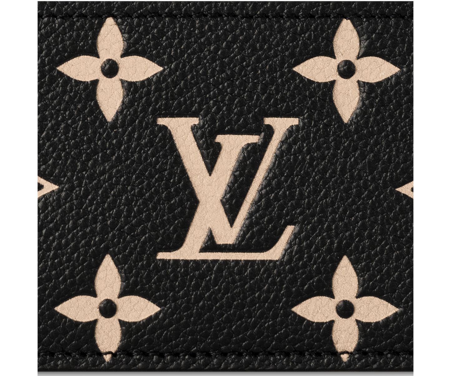 Bicolor Monogram Empreinte Leather Card Holder