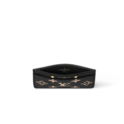 Bicolor Monogram Empreinte Leather Card Holder