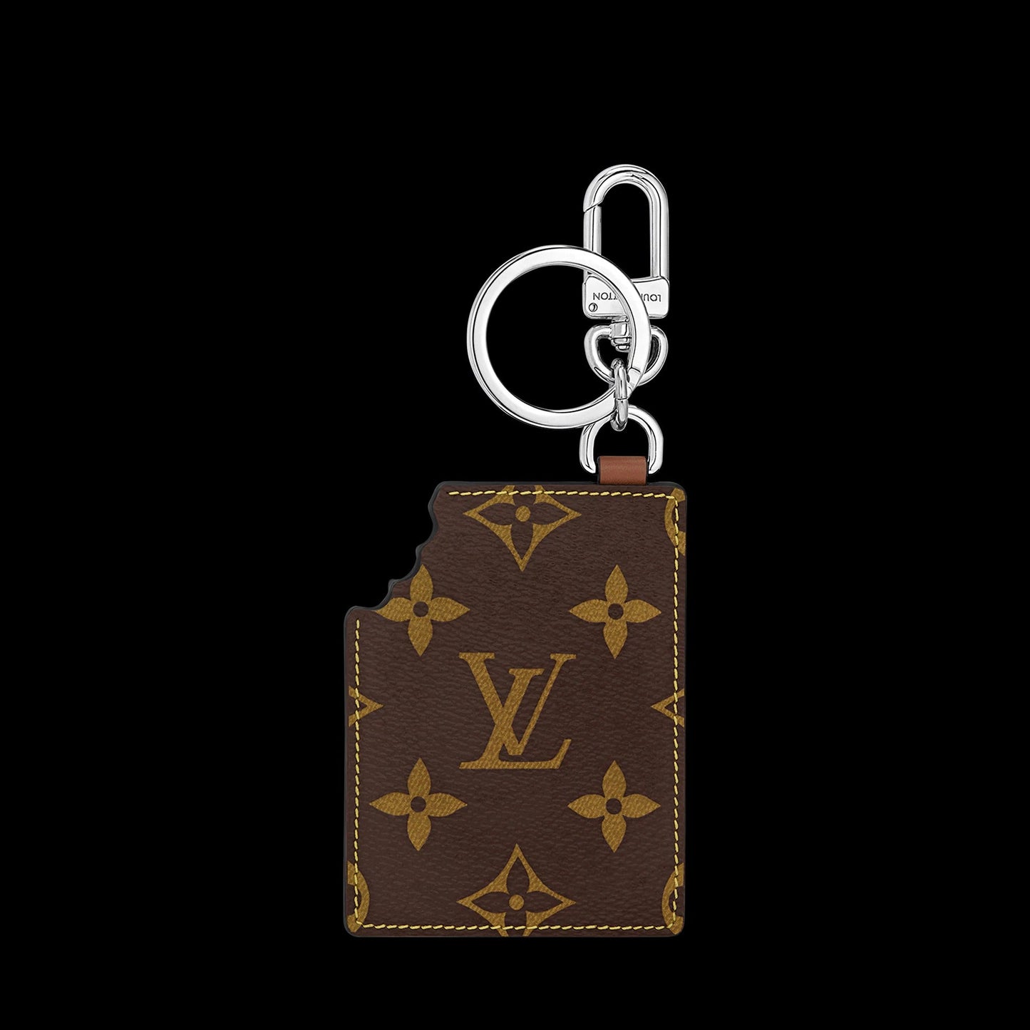 LV Chocolate Bar Key Holder and Bag Charm