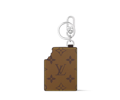 LV Chocolate Bar Key Holder and Bag Charm