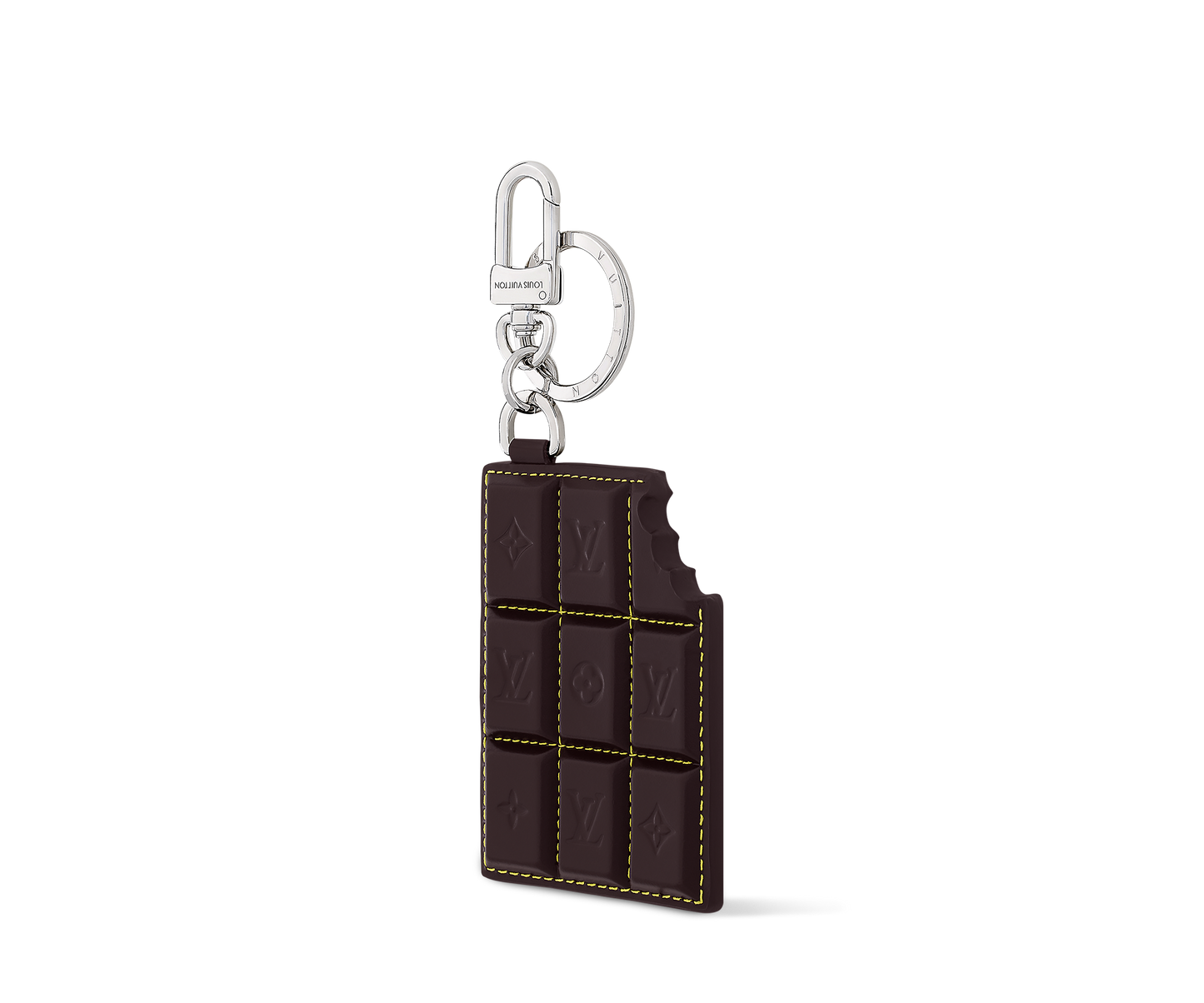 LV Chocolate Bar Key Holder and Bag Charm