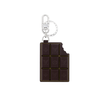 LV Chocolate Bar Key Holder and Bag Charm