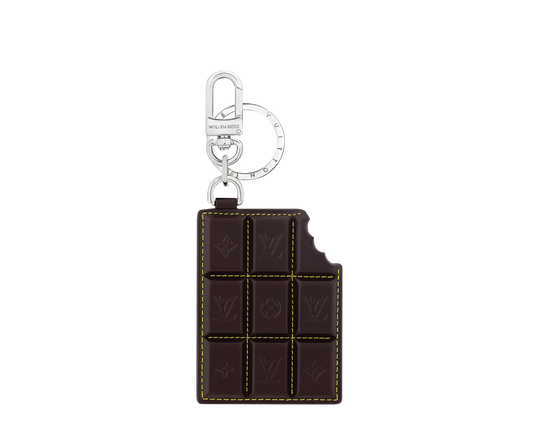 LV Chocolate Bar Key Holder and Bag Charm